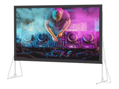 Da-Lite Heavy-Duty Fast-Fold Deluxe Screen System - Portable Folding Frame Projection Screen - 294in Screen