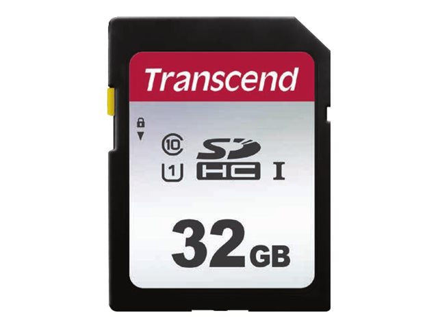 Transcend 300S - flash memory card - 32 GB - SDHC UHS-I