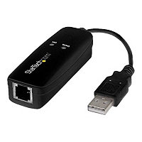 StarTech.com USB 2.0 Fax Modem 56K V.92 External Hardware Dial Up Adapter