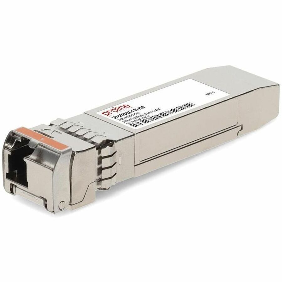 Proline MSA and TAA 10GBase-BX SFP+ Transceiver (SMF, 1490nmTx/1550nmRx, 80km, LC, DOM)