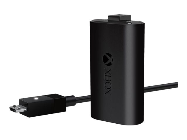 Microsoft Xbox One Play and Charge Kit battery charger - + AC power adapter - with battery - Li-Ion