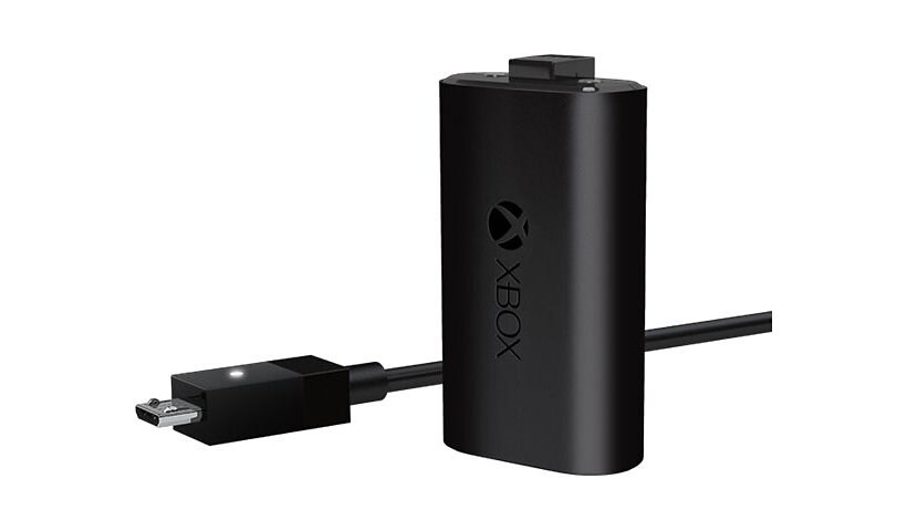 Microsoft Xbox One Play and Charge Kit battery charger - + AC power adapter - with battery - Li-Ion