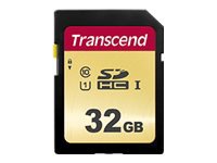Transcend 500S - flash memory card - 32 GB - SDHC UHS-I