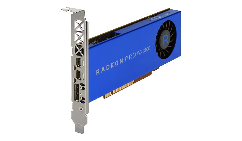 AMD Radeon Pro WX 3100 - carte graphique - Radeon Pro WX 3100 - 4 Go