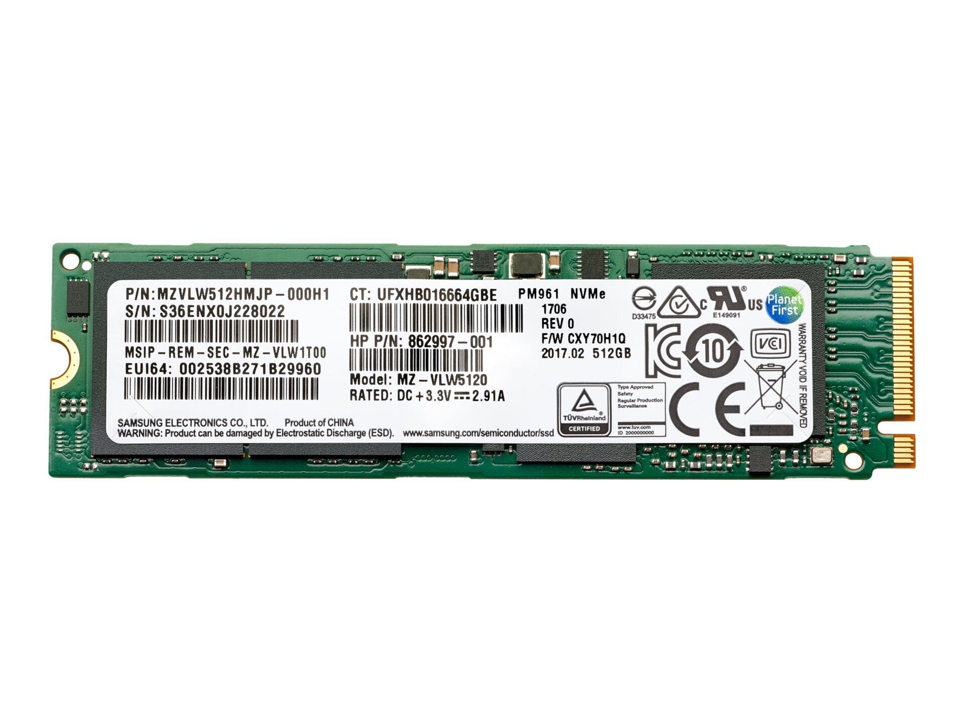 HP Smart Buy 512GB TLC SATA-3 M.2 Solid State Drive