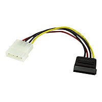 StarTech.com 6in 4 Pin LP4 to SATA Power Cable Adapter -4 Pin to SATA Power