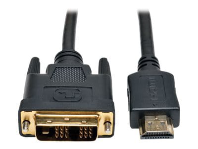 Eaton Tripp Lite Series HDMI to DVI Adapter Cable (M/M), 12 ft. (3,7 m) - adapter cable - HDMI / DVI - 3,66 m