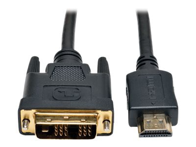 Eaton Tripp Lite Series HDMI to DVI Adapter Cable (M/M), 12 ft. (3.7 m) - adapter cable - HDMI / DVI - 3.66 m