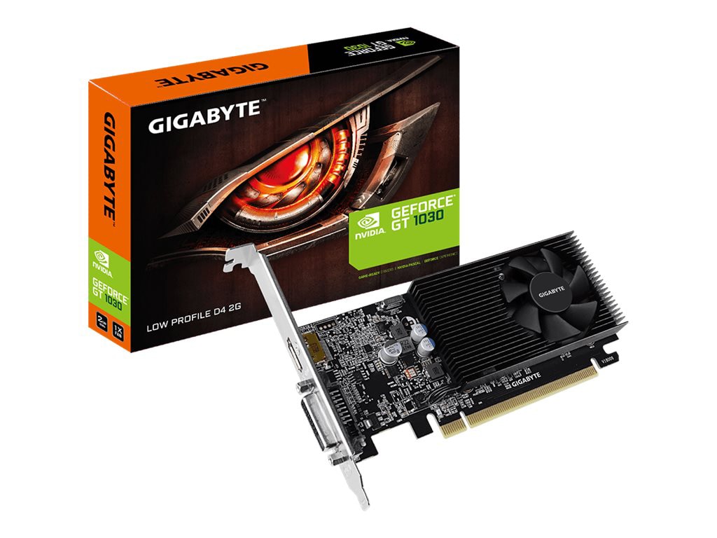 Gigabyte GT 1030 Low Profile D4 2G - graphics card - GF GT 1030 - 2 GB