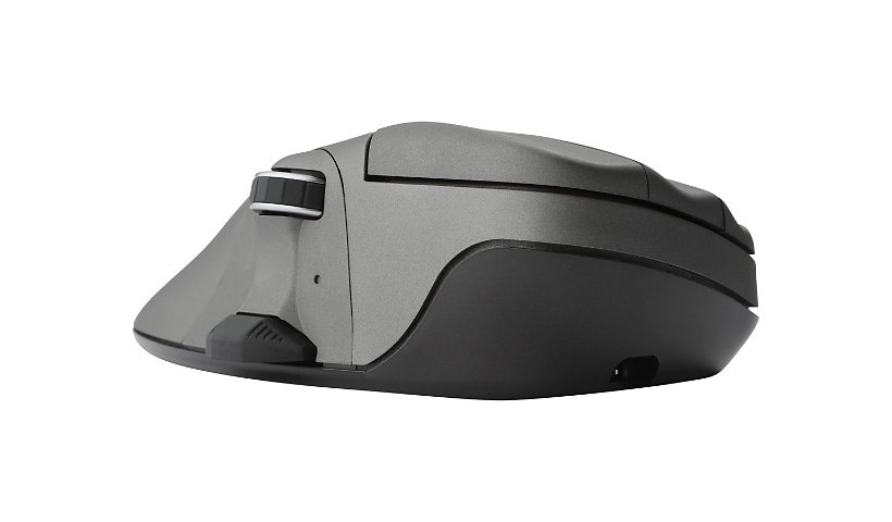 Contour Mouse Wireless Large - mouse - 2.4 GHz - metal gray
