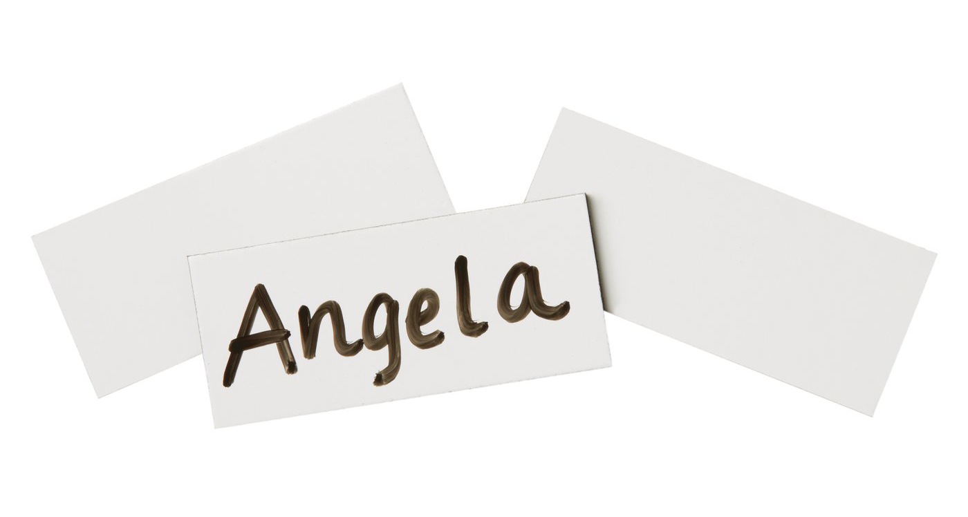 Quartet 7/8"x2" Rewritable Magnetic Strip - White