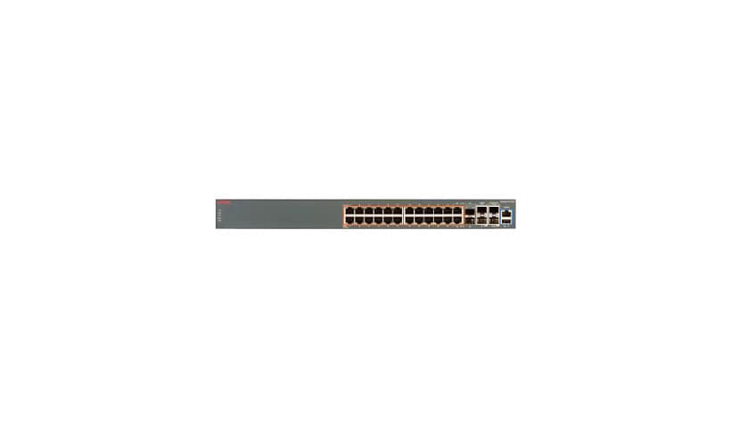 Extreme Networks Ethernet Routing Switch 3600 3626GTS-PWR+ - switch - 26 ports - managed - rack-mountable