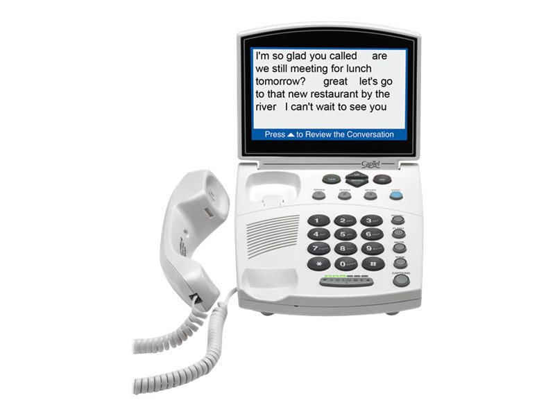 Ultratec CapTel 840i - corded phone - answering system with caller ID