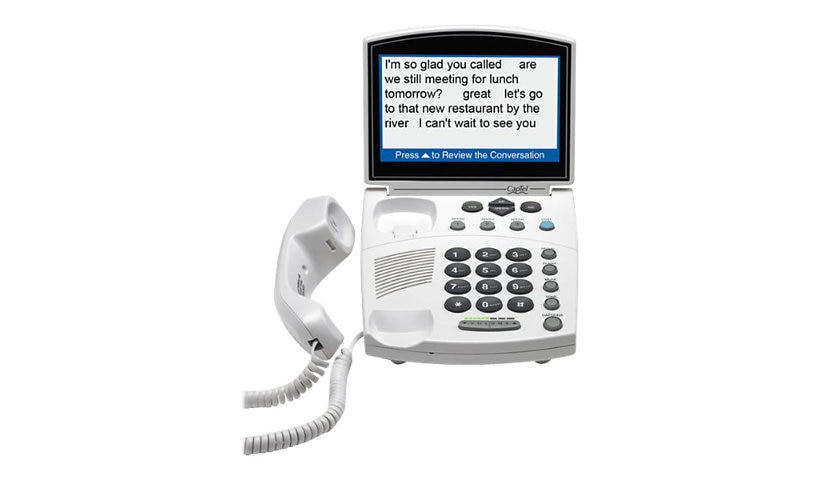 Ultratec CapTel 840i - corded phone - answering system with caller ID