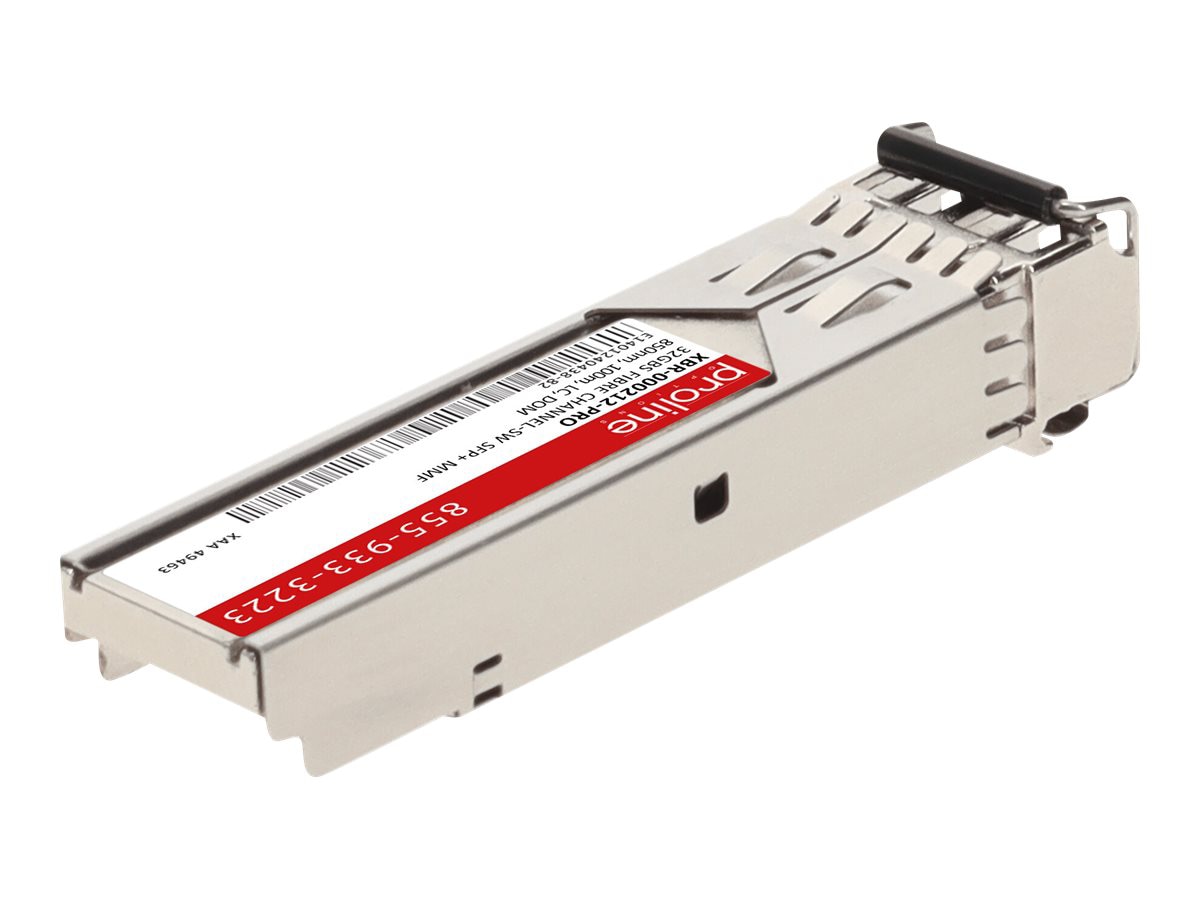 Proline Brocade® XBR-000212 Compatible TAA 32GBase-SW Fibre Channel SFP+ Transceiver (MMF, 850nm, 100m, LC, DOM)