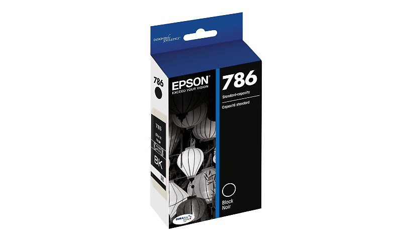 Epson 786 With Sensor - black - original - ink cartridge