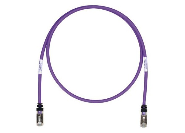 Panduit TX6A 10Gig patch cable - 10 ft - violet