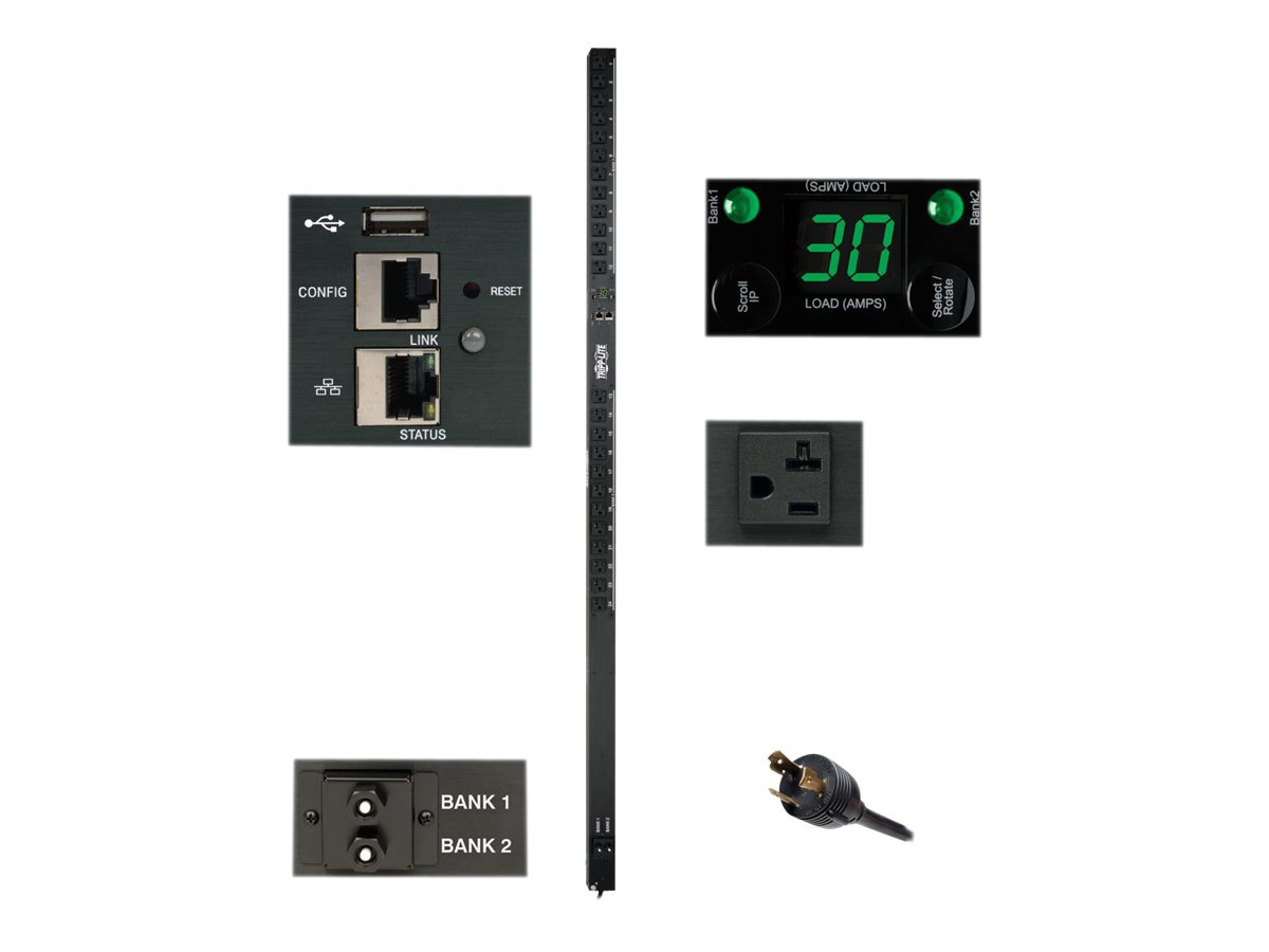 Eaton 2.9kW Single-Phase Monitored PDU with LX Platform Interface, 120V Out