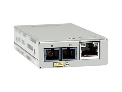 Allied Telesis AT MMC200LX/SC - fiber media converter - 100Mb LAN - TAA Com