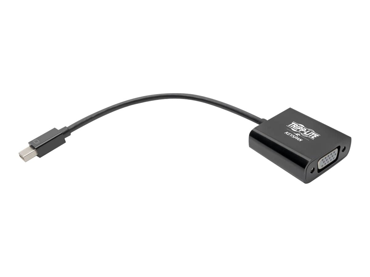 Tripp Lite Mini DisplayPort to VGA Adapter Active 1080p Black mDP to VGA