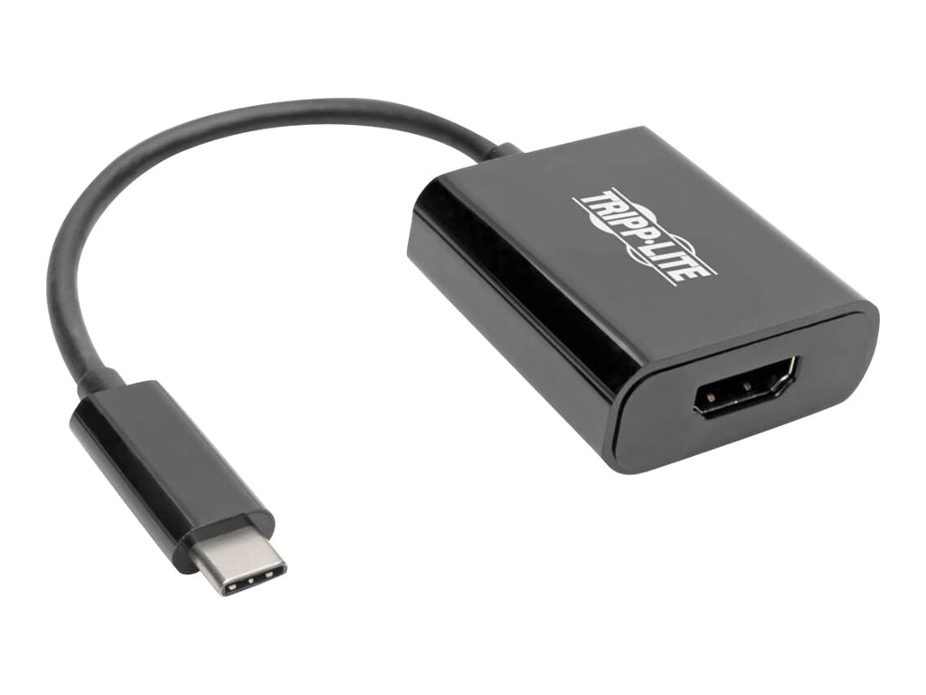 Eaton Tripp Lite Series USB C to HDMI Adapter Converter M/F 4K USB Type C to HDMI Black USB Type C, Thunderbolt 3