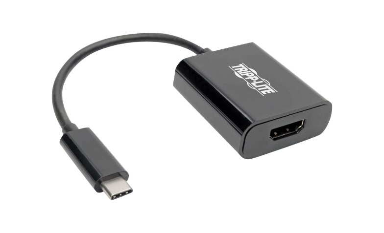 Torden fjerne Tænke Tripp Lite USB C to HDMI Adapter Converter M/F 4K USB Type C to HDMI Black  USB Type C, Thunderbolt 3 Compatible - - U444-06N-HDB-AM - USB Adapters -  CDW.com
