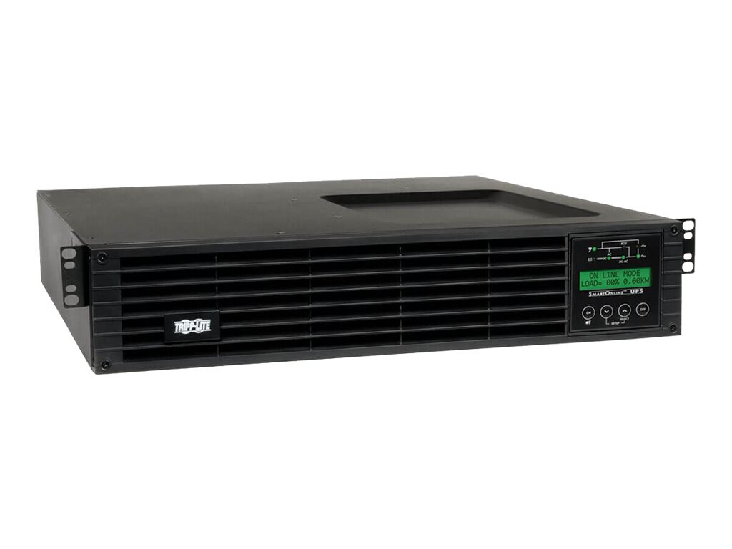 Tripp Lite 2200VA 1800W UPS Smart Online Rackmount LCD 120V USB DB9 2U TAA - UPS - 1.8 kW - 2200 VA - TAA Compliant