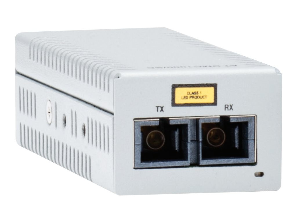 Allied Telesis AT DMC100 - fiber media converter - 100Mb LAN