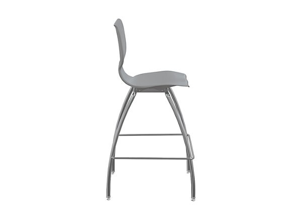 Balt Hierarchy School Chair with 4 Leg Base - Gray