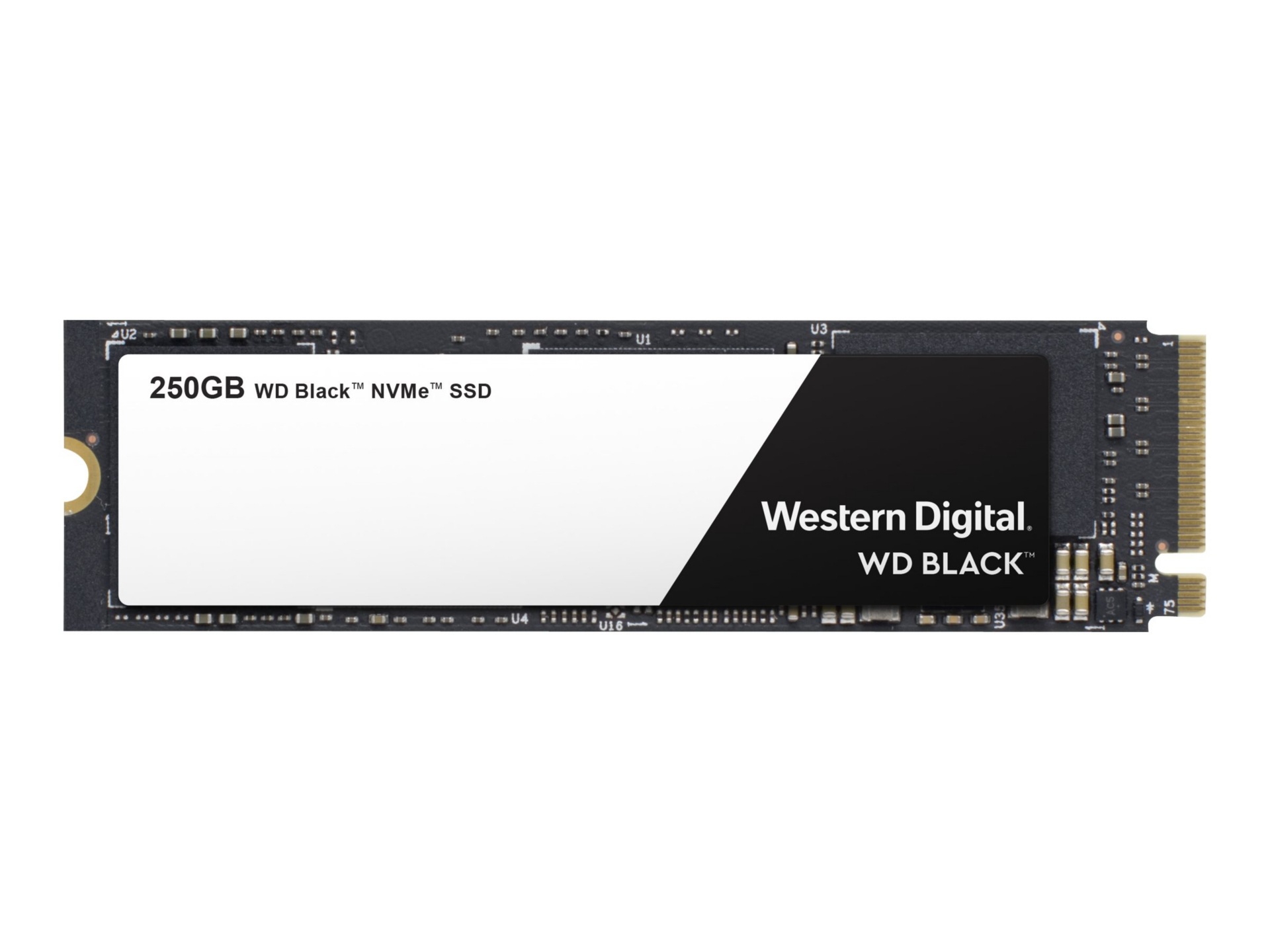 WD Black NVMe SSD WDS250G2X0C - SSD - 250 GB - PCIe 3.0 x4 (NVMe)