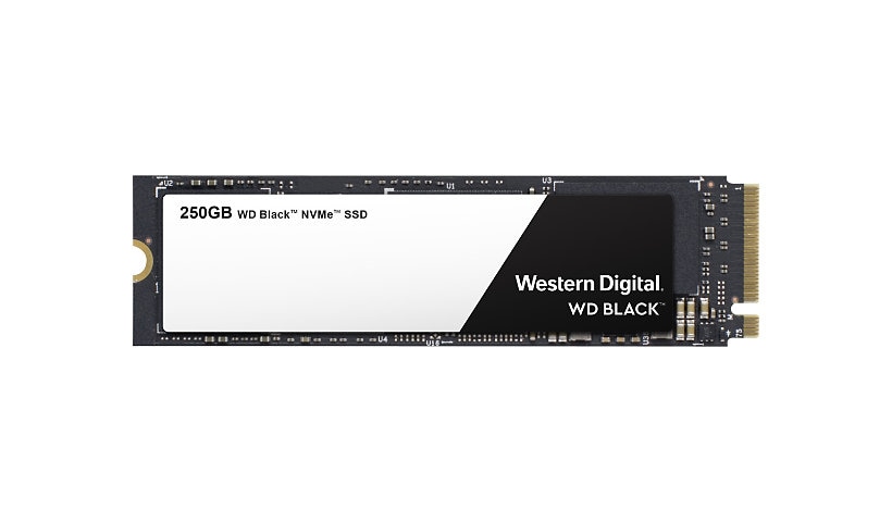 WD Black NVMe SSD WDS250G2X0C - SSD - 250 GB - PCIe 3.0 x4 (NVMe)