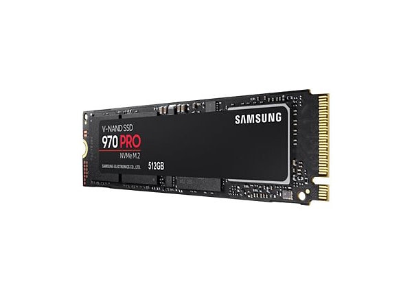 Samsung 970 PRO MZ-V7P512E - solid state drive - 512 GB - PCI Express 3.0 x4 (NVMe)