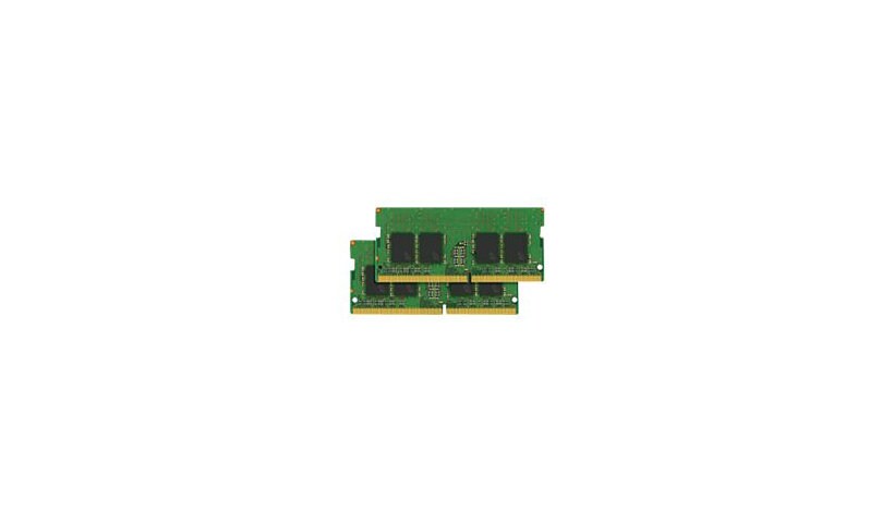 Crucial - DDR4 - kit - 16 GB: 2 x 8 GB - SO-DIMM 260-pin - 2400 MHz / PC4-1