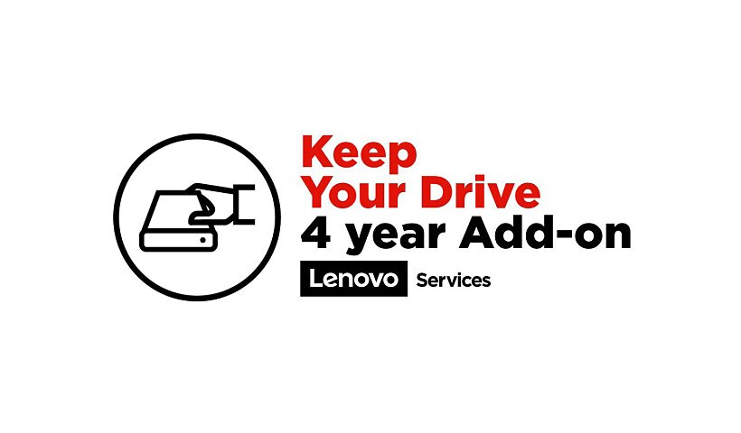 Lenovo Keep Your Drive Add On - contrat de maintenance prolongé - 4 années