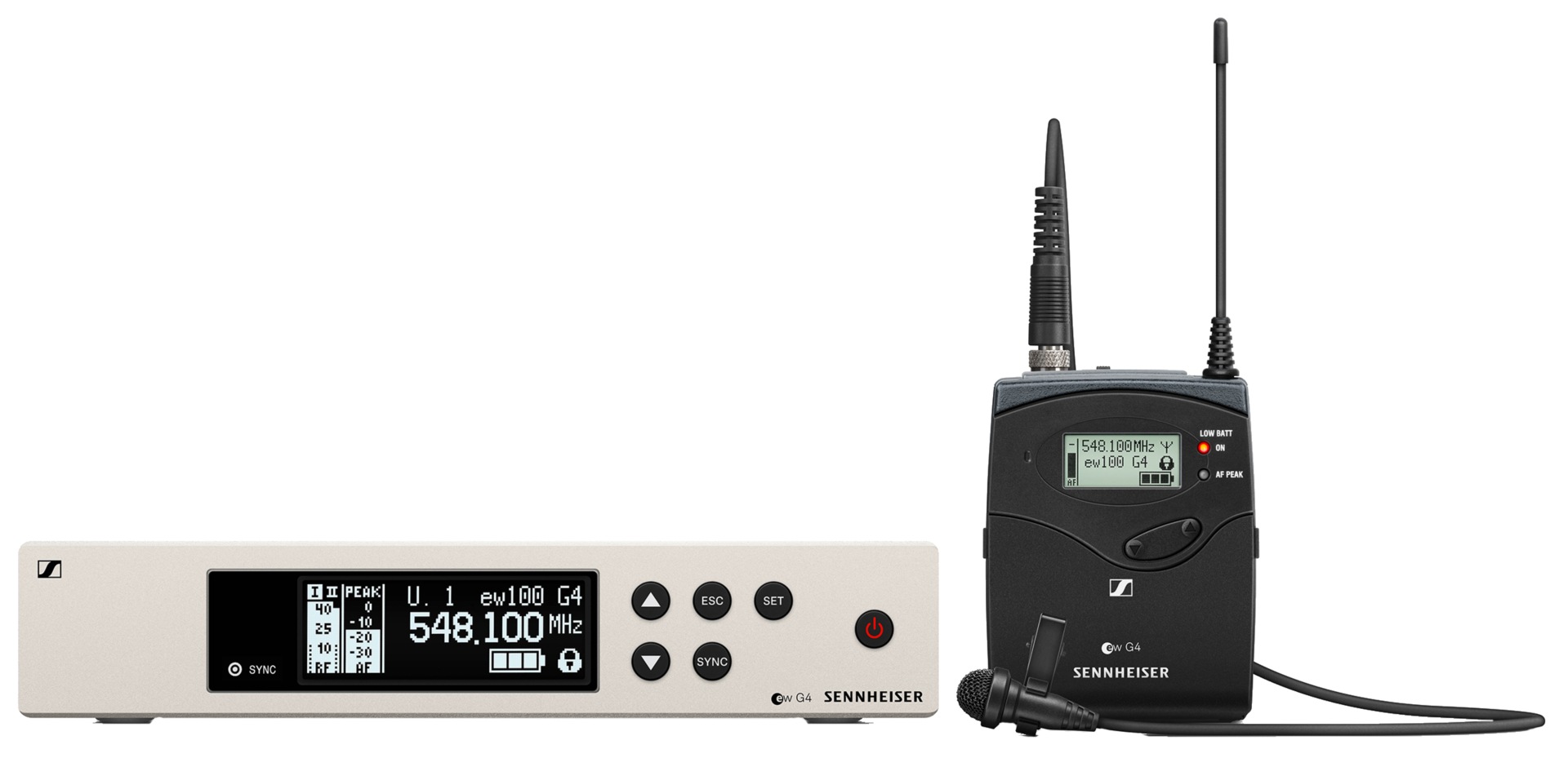 Sennheiser EW100G4-ME2-A Wireless Lavalier Microphone System