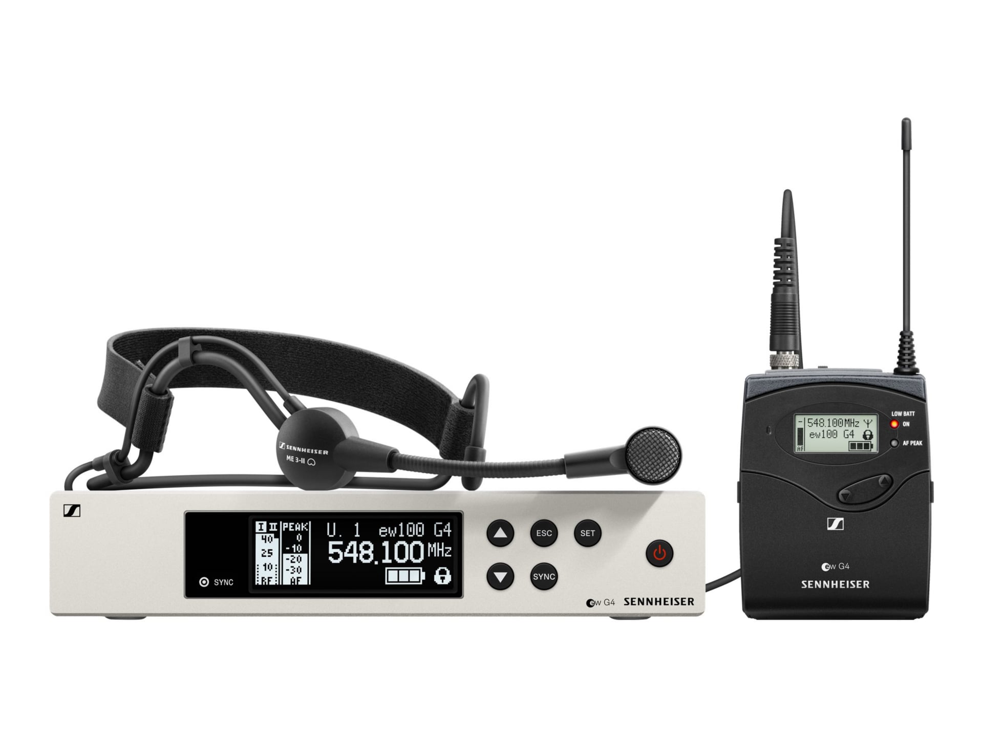 Sennheiser EW 100 G4-ME3-A1 - Assembled in USA - wireless microphone system