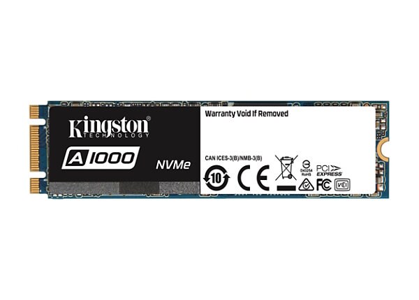 Kingston A1000 - solid state drive - 480 GB - PCI Express 3.0 x2 (NVMe)