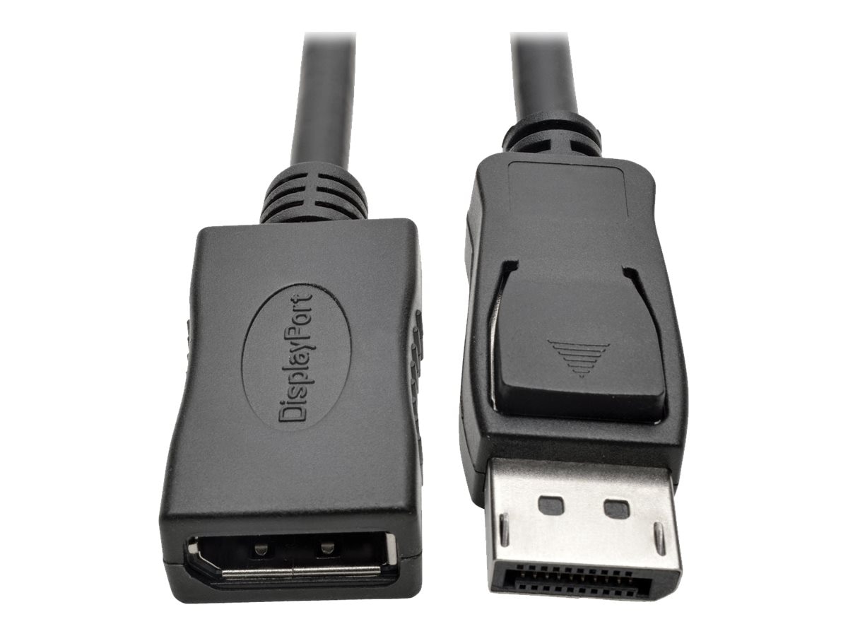 Eaton Tripp Lite Series DisplayPort Extension Cable with Latch, 4K @ 60 Hz,