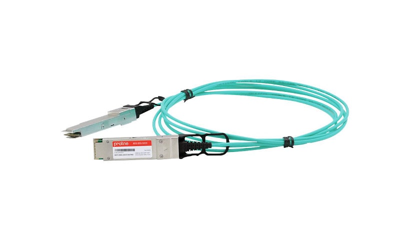 Proline 40GBase-AOC direct attach cable - TAA Compliant - 3.5 m