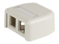Ortronics 2 Port Surface Mount Box for High Density Jack