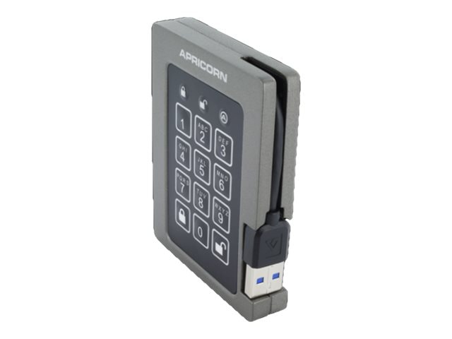 Apricorn Aegis Padlock SSD ASSD-3PL256-2TBF - SSD - 2 TB - USB 3.0