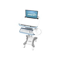 JACO One EVO-10 cart - for LCD display / keyboard / mouse / notebook - with on-board L500 LiFe Power System