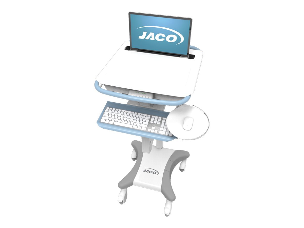 JACO One EVO-10 cart - for LCD display / keyboard / mouse / notebook - with on-board L500 LiFe Power System