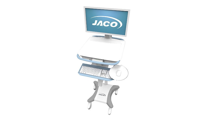 JACO One EVO-20 with on-board L250 LiFe Power System cart - for LCD display / keyboard / mouse / notebook