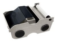 Fargo - 1 - premium black - print ribbon cassette with cleaning roller