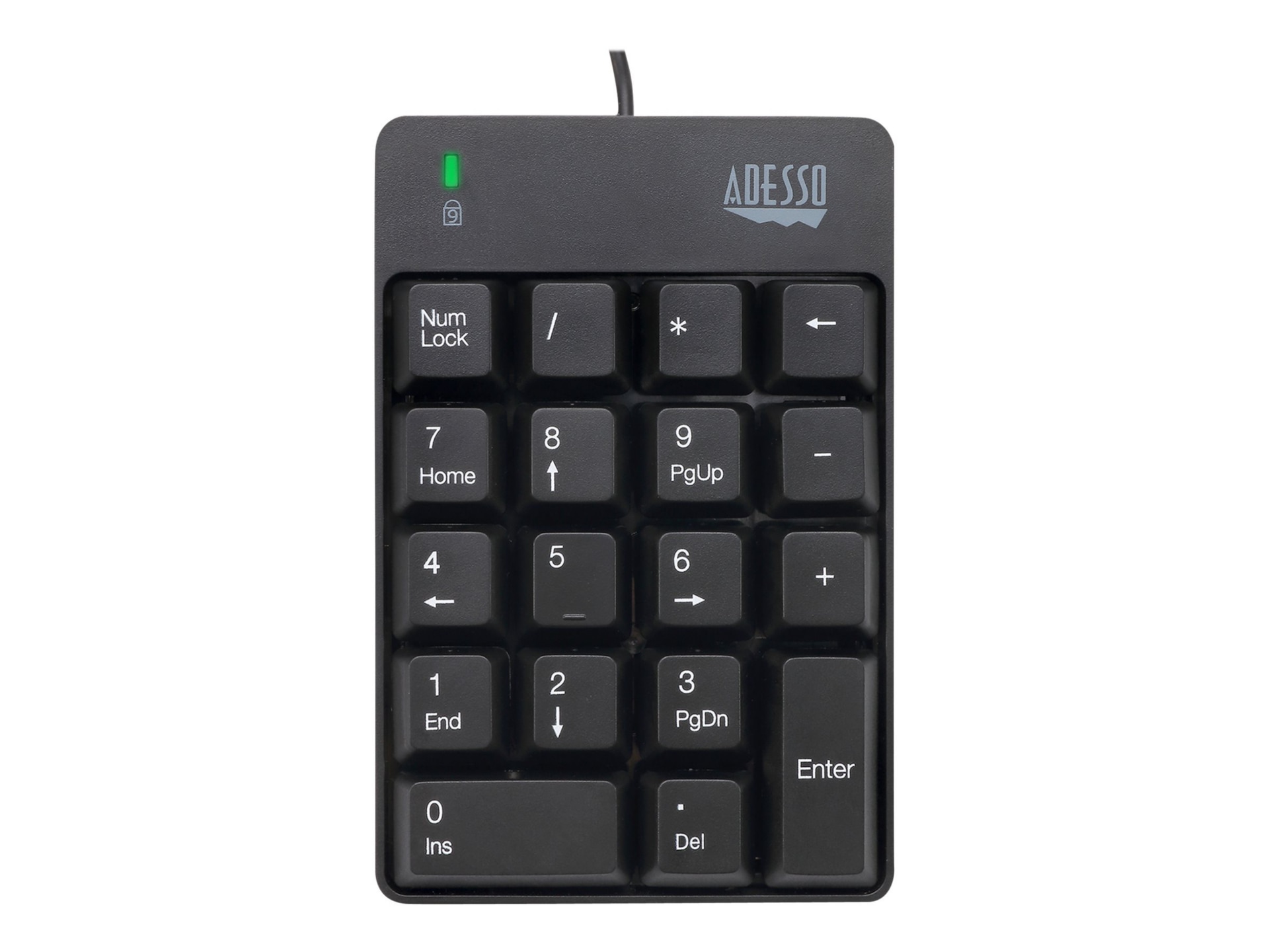 Adesso USB Spill Resistant 18-Key Numeric Keypad
