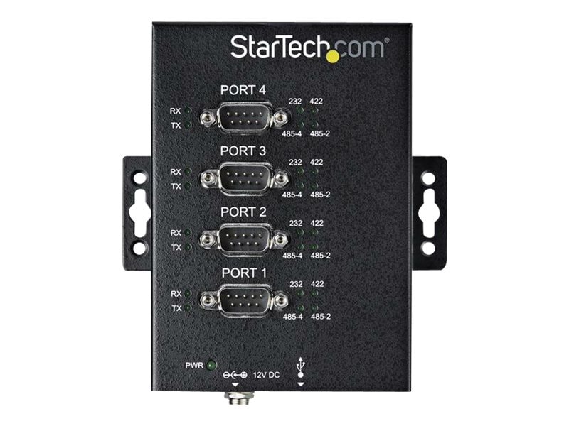 StarTech.com 4 Port Serial Hub Adapter USB to RS232/RS485/RS422 Converter