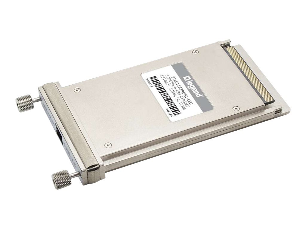 C2G Finisar FTLC1183RDNL 100GBase-LR4 CFP Transceiver TAA - CFP transceiver module - 100 Gigabit Ethernet - TAA