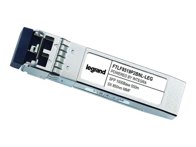 Legrand Finisar FTLF8519P2BNL Compatible 1000Base-SX MMF SFP (mini-GBIC) Tr