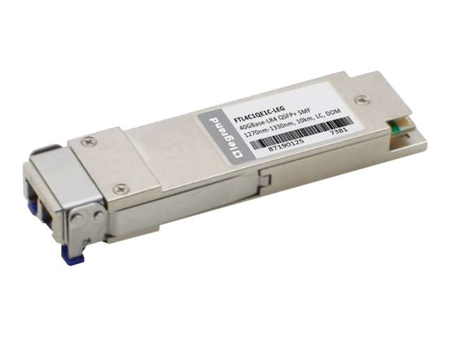 C2G Finisar FTL4C1QE1C 40GBase-LR4 QSFP+ Transceiver TAA - QSFP+ transceiver module - 40 Gigabit LAN - TAA Compliant